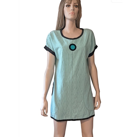 Red River Clothing Cindy Walsh Hand Made Tunic Dress Tank Pockets Oversize USA - Picture 13 of 16